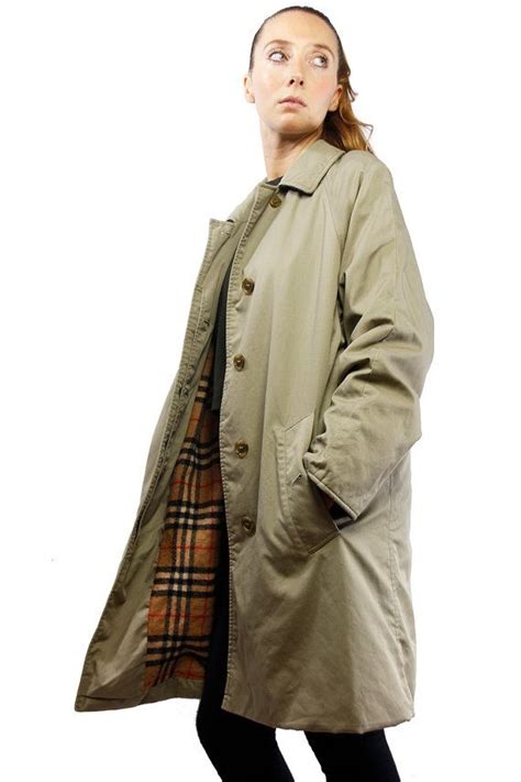 classic Burberry raincoat for women